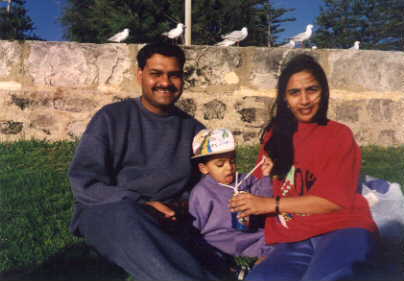 Dr. Sanjiv Gupta, Anita and Saksham